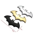 thumbnail image 2 of 3D Chrome Metal Bat Auto Logo Car Sticker Batman Badge Emblem Tail Decal Fashion, 2 of 2