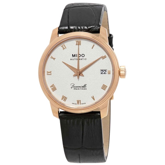 Mido Baroncelli III Automatic Silver Dial Ladies Watch M0272073601300