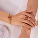 thumbnail image 3 of Rose Anillo Pulsera Conjunto de aceite de goteo Rose Abrir Anillo Pulsera Ajustable Accesorios para Mujer Chica para Regalo, 3 of 6
