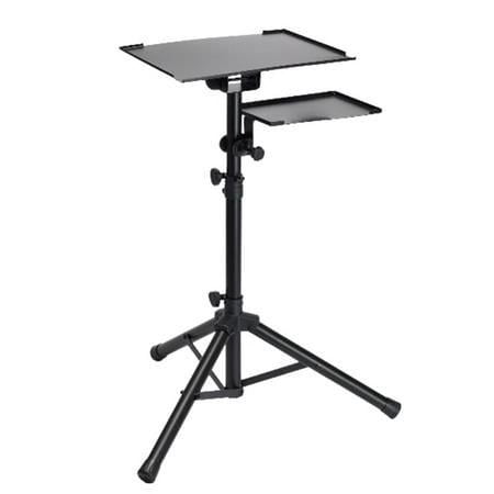 UPC: 0192223217416 | Projector Laptop Tripod Stand  Adjustable Foldable Height  DJ Gear Holder  Perfect for Office  Home  Stage  Studio Equipment