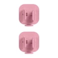 thumbnail image 3 of Injueey Soporte de cepillo Soporte de pared Soporte de almacenamiento Estante de baño Sin rastro Contenedor de tamaño pequeño Fuga Rosa 2piezas, 3 of 6