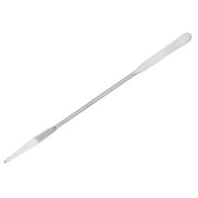 Semi-Micro Spatula, 7.9" - Stainless Steel, Polished - Dual Blade, Rounded End & Tapered End - Eisco Labs