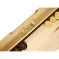 Walnut Wood Backgammon Set MMF7 15" Classic Handcrafted Wooden