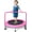 Pink, variant on BCAN 36'' Mini Folding Ages 2 to 5 Toddler Trampoline with Handle for Kids, Two Ways to Assemble The Handle, Indoor/Garden Toddlers Trampoline with Super Safe Cover for Toddlers