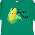 thumbnail image 4 of Inktastic Aw, Shucks, I'm Cute Corn Humor Boys or Girls Long Sleeve Toddler T-Shirt, 4 of 5