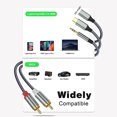 thumbnail image 4 of 1/2/3m USB C a cable adaptador RCA dual Y Splitter 3.5mm a cable RCA dual Hugtrwg  Para estrenar, 4 of 9