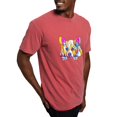 thumbnail image 4 of CafePress - Colorful Corgi Puppy T Shirt - Mens Comfort Colors Shirt, 4 of 5
