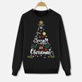 thumbnail image 2 of Gyexs Family Christmas Shirts - Matching Christmas Sweaters for Family, Festival Holiday Xmas Pullover Tops Comfortable Winter Clothes (Mom, Black, M), 2 of 4