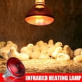 thumbnail image 5 of HIBIBUD Outdoor Lights 250W Infrared Heat Lamp Anti Explosion Thickened Light Bulbs for Piglet Chicken Duck Birds,Red 1X Heat Lamp, 5 of 7