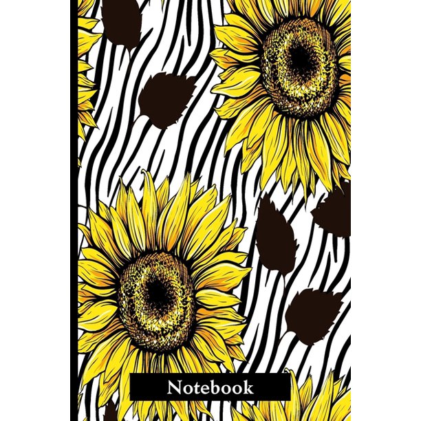 Notebook Sunflower Notebook With Vibrant Illustration On Cover Gorgeous Gift For Women And Girls Paperback Walmart Com Walmart Com