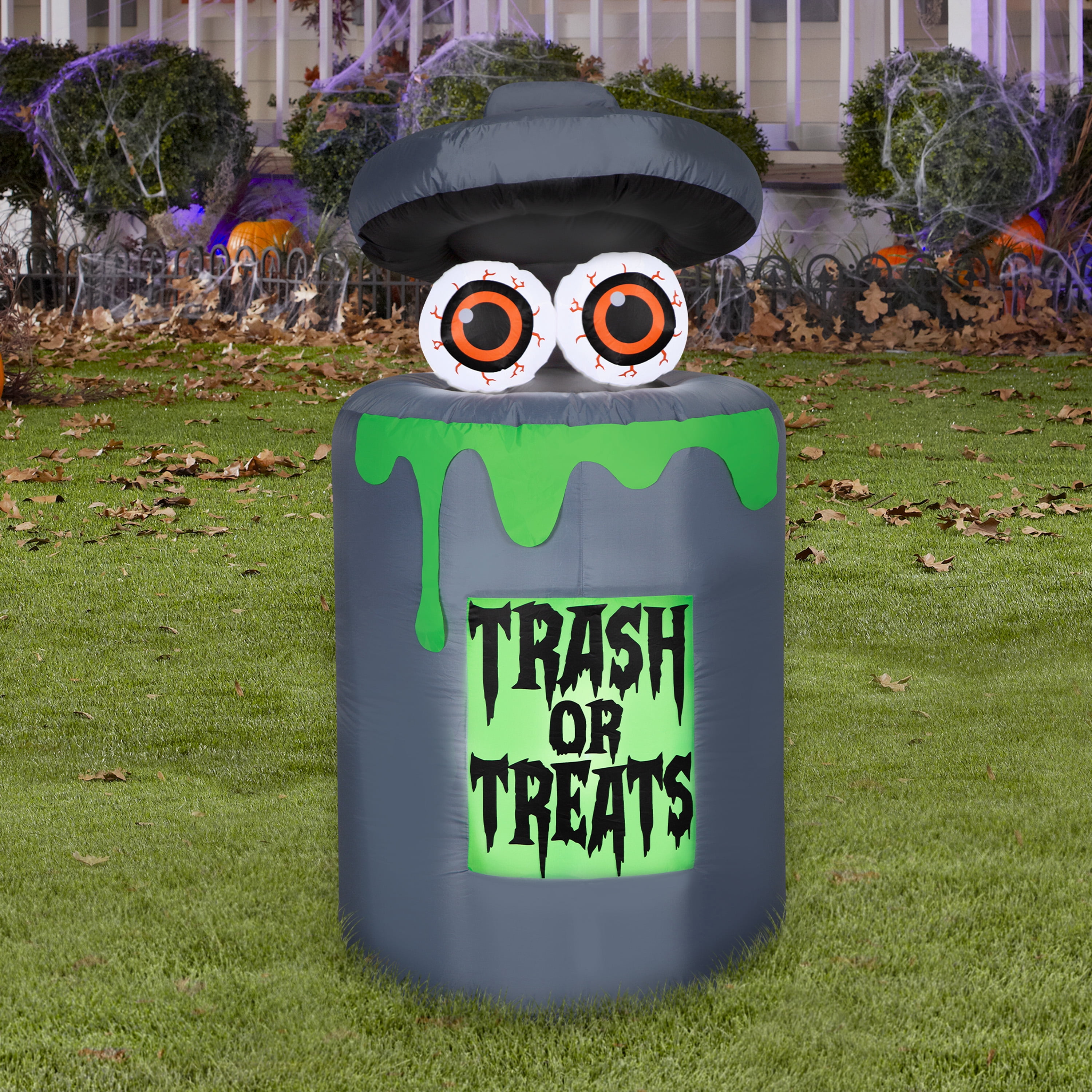 60 Inch Large Eyes Peeking Out of Trash Can for Halloween by Way to Celebrate!