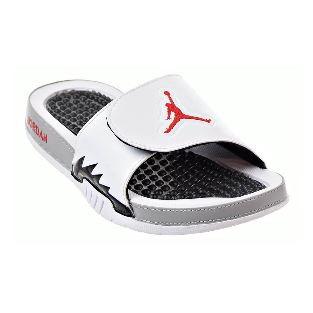 all white jordan slides