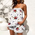 thumbnail image 2 of Conjuntos de 2 piezas de verano de estilo étnico bohemio para mujer Pompotops  ulkah937295, 2 of 5
