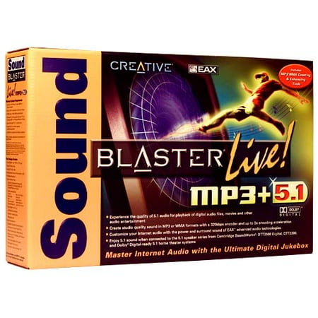 creative labs sound blaster live! mp3+ 5.1