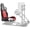 Red+Black, variant on Universal Racing Seat with Adjustable Backet, Bucket Seat with Double Lock Slide for Universal Racing Simulator Cockpits, PU Leather (Black+Blue)