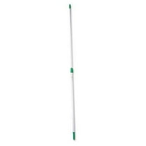 Unger Opti-loc Aluminum Extension Pole, 8ft, Two Sections, Green/Silver