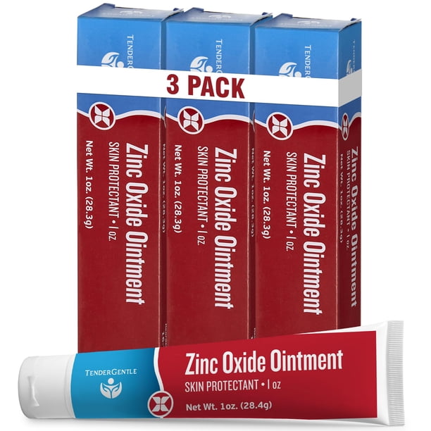 Pomada de óxido de zinc TenderGentle para adultos/bebés, 30 ml (x3)