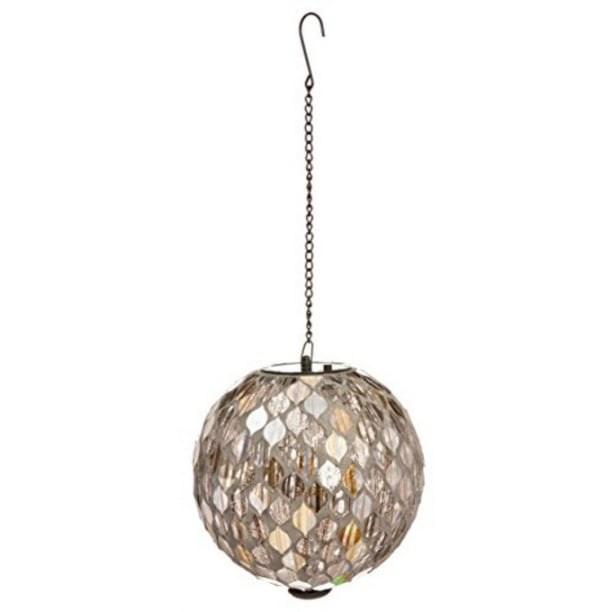 Evergreen Garden Hanging Solar Gazing Ball - Usually dispatched within