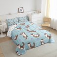 thumbnail image 3 of Homewish Kids Teens Cute Otter Full Size Comforter Sets 3-Piece,Cartoon Animal Bedding Comforter Set,Kawaii Wildlife Lightweight Bedding Sets,Microfiber Bedroom Decor,Reversible, 3 of 8