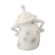 thumbnail image 1 of Uadme Lindo Recipiente Decorativo De Actitud Divertida, Frascos De Actitud Únicos Contenedor De Almacenamiento De Alimentos De Material De PVC Con Tapa Hermética Para Servir Café Té Aperitivos De Azúc, 1 of 14