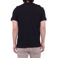 thumbnail image 2 of I.N.C Mens Striped Split Neck Graphic T-Shirt, Black, Small, 2 of 2
