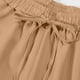 thumbnail image 4 of pstuiky Hombres bajos, Pantalones cortos casuales y modernos de verano para hombre con cintura elástica y cordón de color sólido Pantalones cortos de entrenamiento, 4 of 5