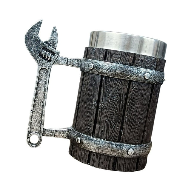 Tazas de acero inoxidable para bebidas, taza de té en forma de de 600ml, jarra de cóctel, taza grande , aniversario, Halloween, Bar,