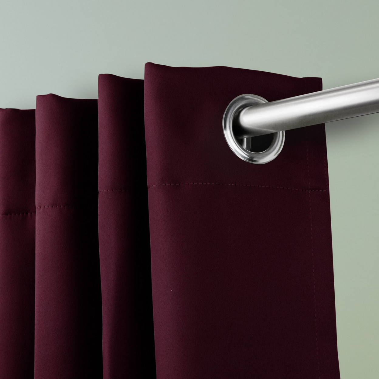 Premium Heavy Duty Room Divider Curtain / Patio Curtain with Grommet 1 Panel - Purple 150" x 96"