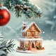 thumbnail image 5 of Christmas Hanging Decoration Christmas Tree Decoration Exquisite House Acrylic Hanging Decoration, 5 of 6