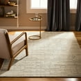 thumbnail image 2 of TOWN & COUNTRY LUXE Remi Abstract Line Art Handcrafted 100% Wool Area Rug, Beige/Blue, 9"x12", 2 of 9