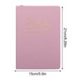 thumbnail image 2 of OUNONA 1Set Weekly Planning Schedule Planner Paper Pink Simple Teacher Planner, 2 of 8