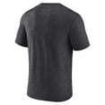 thumbnail image 3 of Men's Fanatics Heather Charcoal Brooklyn Nets True Classics Power Phase Tri-Blend T-Shirt, 3 of 3
