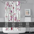 thumbnail image 6 of Spring Shower Curtain, Green Eucalyptus Leaves Shower Curtain Waterproof Fabric Shower Curtain Set with Hooks Watercolor Botanical Bathroom Decor, 72x84 Inch, 6 of 6