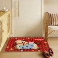 thumbnail image 4 of Yhmxh Alfombrillas de baño para baño Alfombra de baño Alfombra de baño de tierra de diatomeas con textura absorbente de agua del Año de los Caballos Decoración del baño, 4 of 5