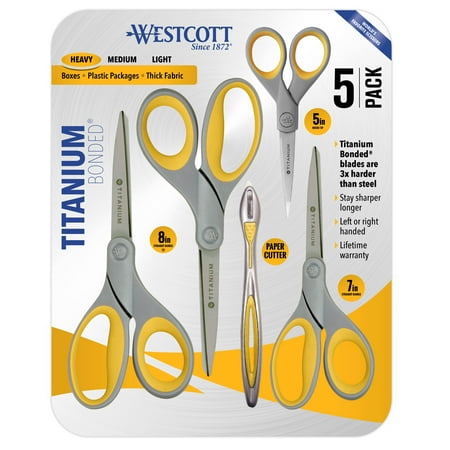 Westcott 5 Pack Cutting Essentials Kit with 5