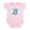Petal Pink, variant on CafePress - Lil Mermaid Little Sister Infant Bodysuit - Baby Light Bodysuit, Size Newborn - 24 Months