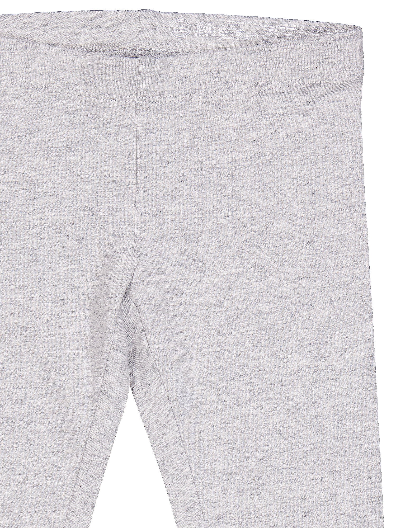 Wonder Nation Girls Capri Leggings, 3-Pack, Sizes 4-18 & Plus