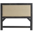 thumbnail image 1 of Progressive Furniture Willow Wood Upholstered Queen Headboard Distressed Black, 1 of 9
