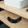 thumbnail image 4 of Raindrops Shampoo Bowl Neck Rest Waterproof Silicone Black 1Set for Salon Use, 4 of 7