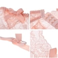 thumbnail image 2 of Zhuge Cinturón de Liguero Mujer, Lace Garter Belt Vintage con Tirantes Ajustables y Clip Metal, Sin calcetines y bragas,El estilo C,Talla M Rosa, 2 of 4