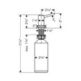 thumbnail image 2 of Hansgrohe Soap Dispenser Contemporary Steel Optik, 2 of 2