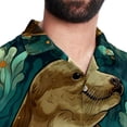 thumbnail image 5 of Platypus Men's Short Sleeve Button Down Casual Beach Printed Shirts, 5 of 6