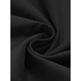 thumbnail image 4 of Bermudas para mujer, pantalones cortos hasta la rodilla, cintura baja, cordón en la cintura, bolsillo con solapa, pantalones cortos, moda 2023, cordón negro, grande, 4 of 5