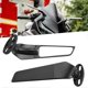 thumbnail image 3 of 2PCS Modified Motorcycle Rearview Wind Wing Adjustable Rotating Side for Ninja 250 300 400, 3 of 5