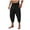 Black, variant on Mens Casual Soft Linen Long Shorts Knee Length Sport Running Lounge Work Shorts Capri Pant Linen Pants Men Beach