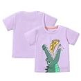 thumbnail image 3 of Chenyin Baby Toddler Girls' Boys Sports T-Shirt Short-Sleeved Crewneck Tops 2-7 Years Kids Summer Cotton Tees Shirt for Boys Girls, 3 of 8
