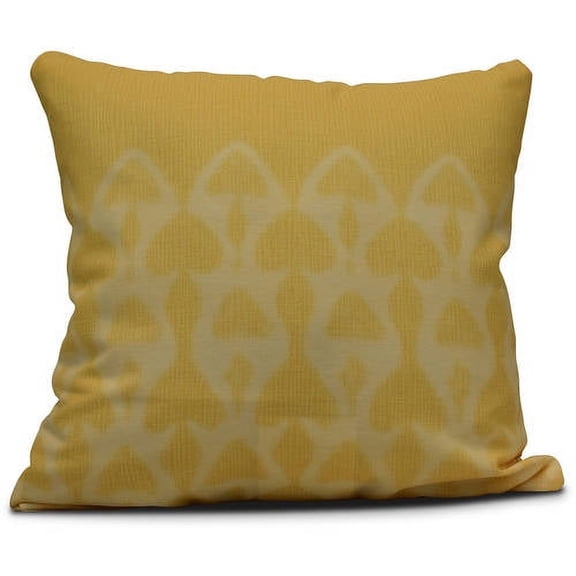 Simply Daisy Watermark Geometric Print Outdoor Pillow