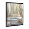 thumbnail image 3 of Stupell Industries Serenity Bath Bathroom Scene Black Framed Floater Canvas Wall Art design by Kim Allen, 31 x 25, 3 of 9