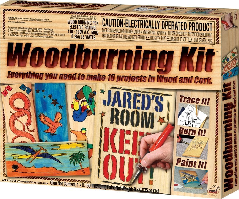 wood burning kit enjoy this classic craft for boys and girls by nsi walmart com
