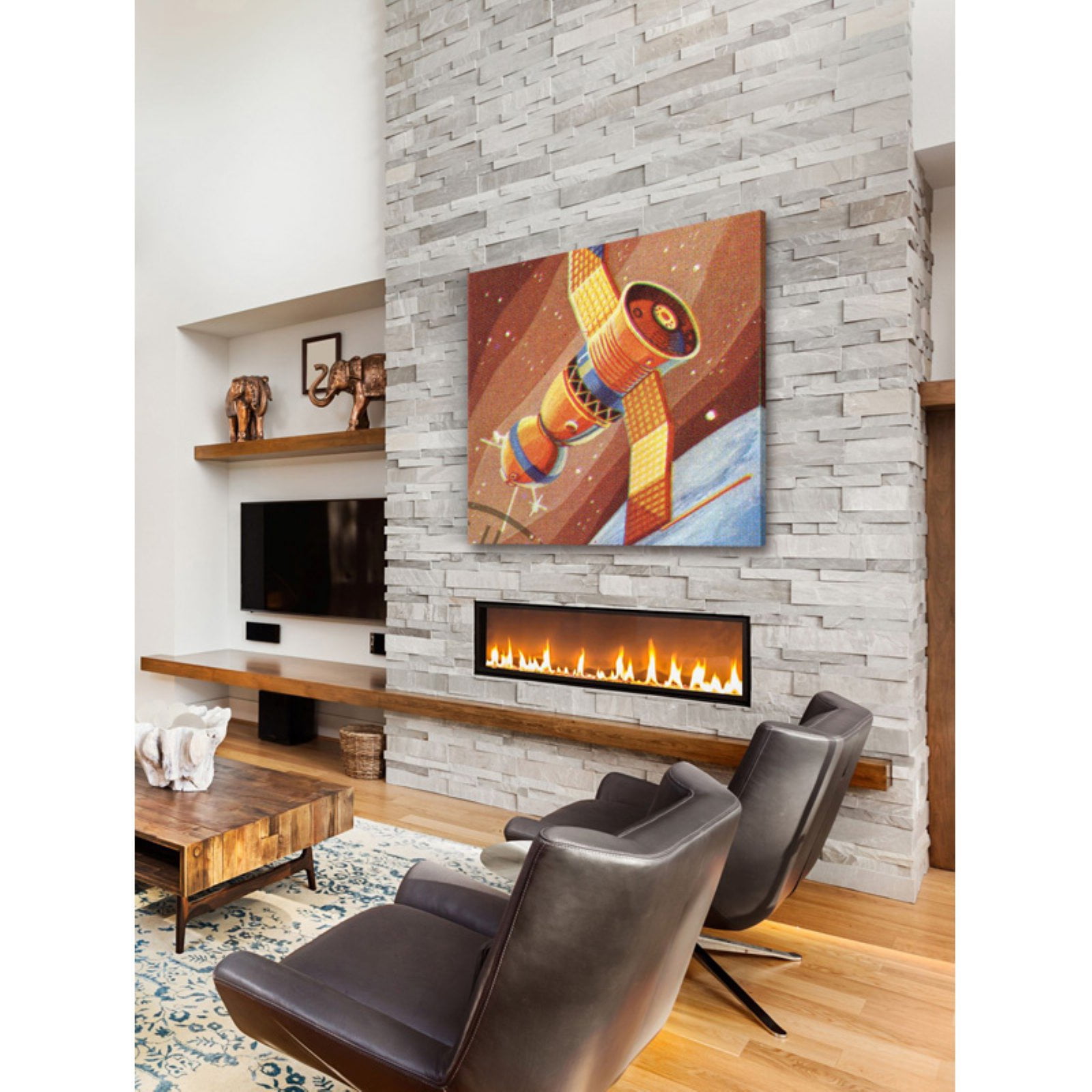 "Cali Sites" Framed Painting Print